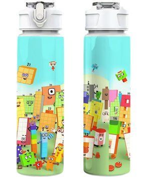 Детская бутылочка для воды с трубочкой Numberblocks 750 мл 2989013108 фото