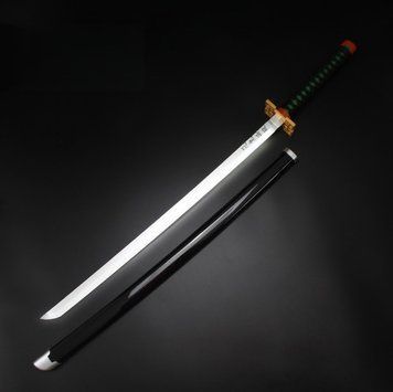 Игрушечный светящийся LED меч катана Клинок рассекающий демонов Муитиро Токито убийца демонов 104 см LED4 фото