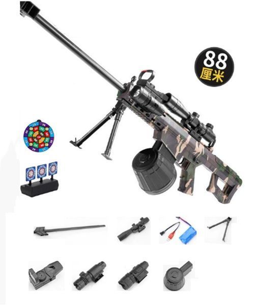 Большая игрушечная электрическая снайперская винтовка Barrett на орбизах 0000415 фото