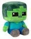 М'яка дитяча іграшка Зомбі майнкрафт Minecraft 20 см