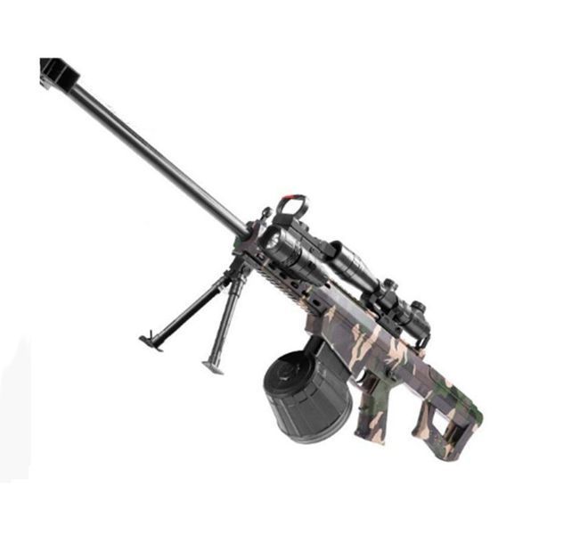 Большая игрушечная электрическая снайперская винтовка Barrett на орбизах 0000415 фото