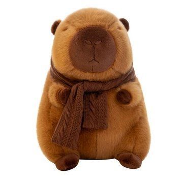 Мягкая детская большая плюшевая игрушка капибара с шарфом 31 cм 2850311419 фото