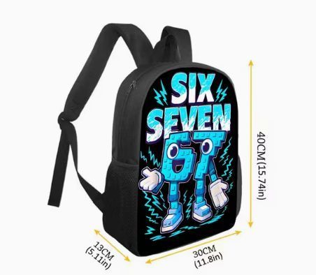 Рюкзак італійські меми 67 Сикс Севен Вкради Брейнрот Six Seven Steal a Brainrot 2915942487 фото