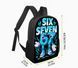 Рюкзак італійські меми 67 Сикс Севен Вкради Брейнрот Six Seven Steal a Brainrot 2915942487 фото 2