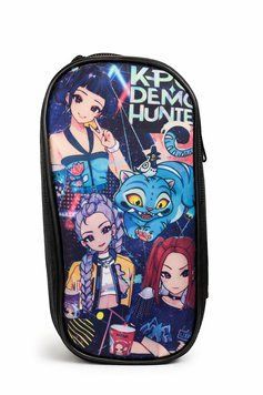 Дитячий нейлоновий шкільний пенал Кейпоп мисливці на демонів KPop Demon Hunters 2973045992 фото