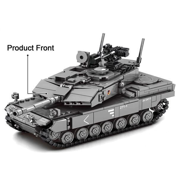 Військовий конструктор німецький танк леопард Leopard 2А7 для лего (898 деталей) 207001 фото
