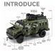 Моделька металлическая машинка военный броневик подходит для мини фигурок 2659010514 фото 3