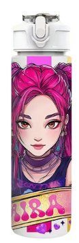 Детская бутылочка для воды с трубочкой Мира Кейпоп охотницы на демонов KPop Demon Hunters 750 мл 2912387404 фото