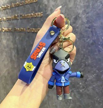 Силиконовый брелок для ключей подвеска на сумку рюкзак Ворон Бравл Старс Brawl Stars 2592671212 фото