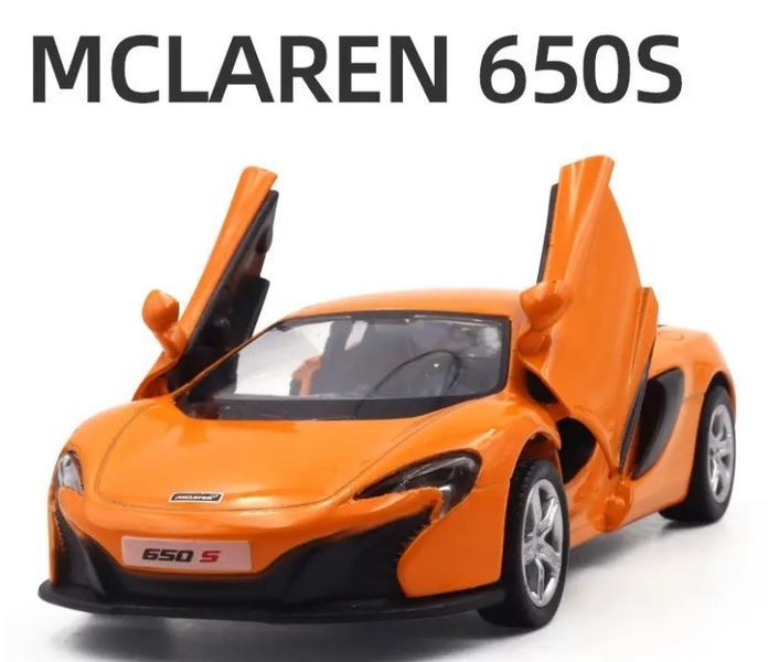 Моделька металлическая спортивная гоночная машинка MCLAREN 650S 2660607257 фото