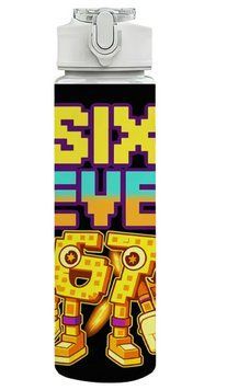 Детская бутылочка для воды с трубочкой 67 Сикс Севен Укради Брейнрот Six Seven Steal a Brainrot 750 мл 2991966303 фото
