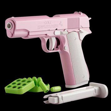 Игрушечный декомпрессионный пистолет Кольт 1911 0000453 фото