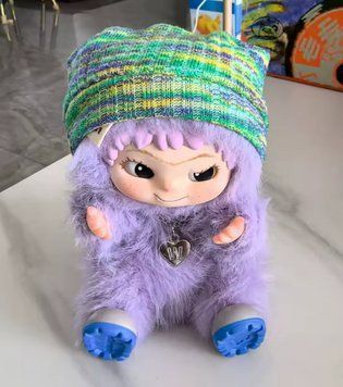 М'яка іграшка брелок підвіска Вакуку Wakuku 16 см фіолетова 2708485856 фото