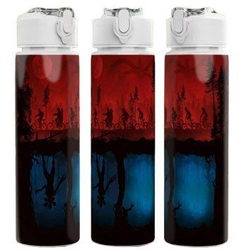 Детская бутылочка для воды с трубочкой очень странные дела Stranger Things 750 мл 3037385948 фото