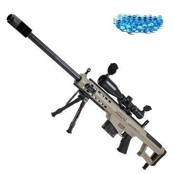 Большая игрушечная снайперская винтовка Barrett на орбизах в подарочной упаковке 0000292 фото