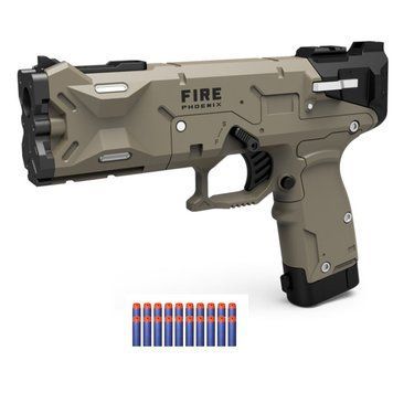 Игрушечный пластиковый пистолет Fire phoenix стреляет мягкими пулями с отделяющейся гильзой 2679723914 фото