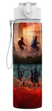 Детская бутылочка для воды с трубочкой очень странные дела Stranger Things 750 мл 2979503809 фото