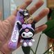Силіконовий брелок для ключів підвіска на сумку рюкзак Куромі Kuromi Sanrio
