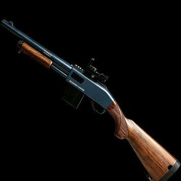 Іграшковий преміальний металевий автоматичний дробовик Remington 870 на орбізах 0000506 фото