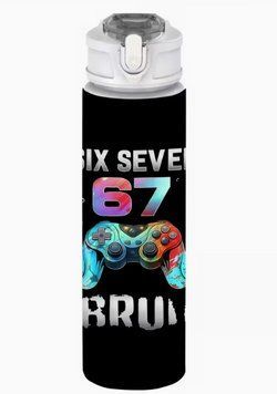 Детская бутылочка для воды с трубочкой 67 Сикс Севен Укради Брейнрот Six Seven Steal a Brainrot 750 мл 2936600843 фото