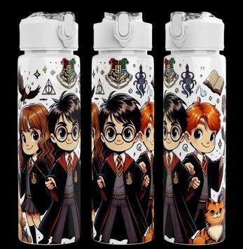 Детская бутылка для воды с трубочкой Гарри Поттер Harry Potter 750 мл арт. 02 3136233236 фото