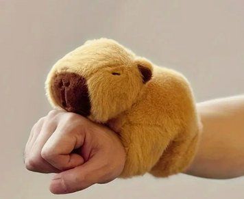 Мягкая игрушка браслет на руку капибара 2592695609 фото