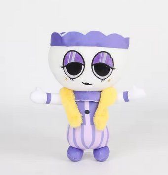 М'яка дитяча іграшка Тіган світ денді Роблокс Dandy's World Roblox 26см фіолетовий 2673244304 фото