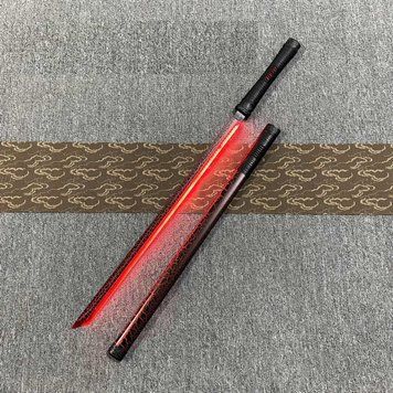 Игрушечная светящаяся LED катана Ван Пис клинок рассекающий демонов убийца демонов Блич 104 см L82 фото