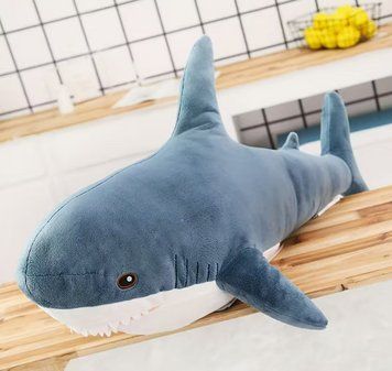 Мягкая детская игрушка подушка Рыба Акула 60cм 2786391832 фото