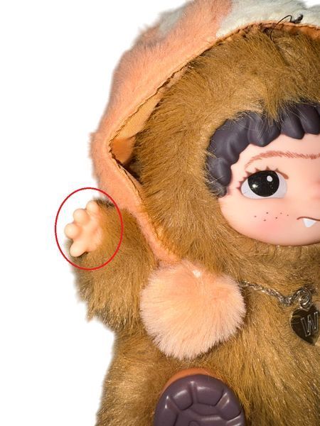 Уценка мягкая игрушка брелок подвеска Вакуку Wakuku 16 cм коричневая 2722350028 фото
