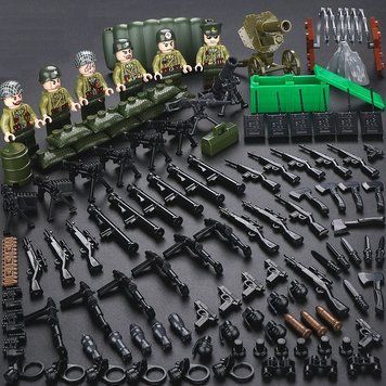 Конструктор фігурки чоловічки американські військові парашутисти спецназ друга світова війна 2030088639 фото