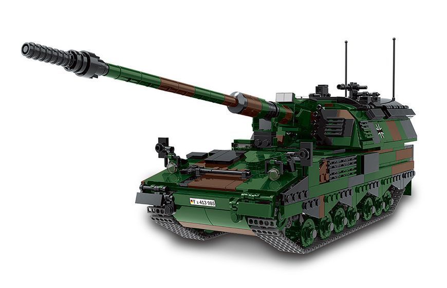 Военный конструктор немецкая САУ Panzerhaubitze PzH 2000 в коробке 1697749037 фото