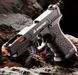Игрушечный пластиковый автоматический пистолет Sig17 стреляет пластиковыми пулями с гильзой 0000428 фото 3