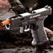 Игрушечный пластиковый автоматический пистолет Sig17 стреляет пластиковыми пулями с гильзой 0000428 фото 5