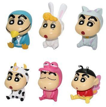 Набор фигурок фигурки Крейон Синтян Crayon Shin-chan 6 шт 2825042410 фото