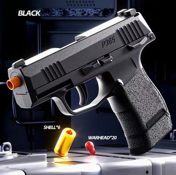 Игрушечный пластиковый автоматический пистолет SIG Sauer P365 207 фото