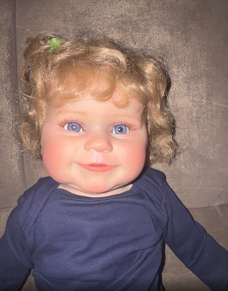 Оригінальна силіконова лялька реборн Cokela Reborn Baby тканинний корпус 52 см 3084041014 фото