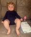 Оригінальна силіконова лялька реборн Cokela Reborn Baby тканинний корпус 52 см 3084041014 фото 2