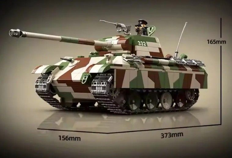 Конструктор немецкий танк пантера Panther вторая мировая война в коробке 2136 деталей 2658211890 фото
