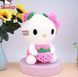 М'яка іграшка кішечка Хеллоу Кітті Hello Kitty з полуничкою 20см