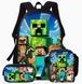 Набор 3 предметов Рюкзак Пенал Ланчбокс Numberblocks Майнкрафт Minecraft 3037133375 фото 1
