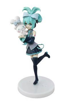 Фигурка статуэтка аниме Хацуне Мику с кроликом Hatsune Miku 2825095940 фото