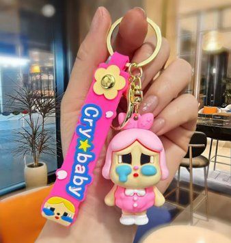 Силіконовий брелок для ключів підвіска на сумку рюкзак Плакса Cry baby 2643696052 фото