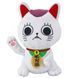 Мягкая игрушка кот котик аниме Дандадан Dandadan 23см оранж бордо