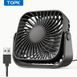 Портативний настільний міні вентилятор кондиціонер USB TOPK 3064218121 фото 1