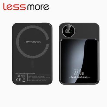 Магнитный беспроводной повербанк Lessmore 10000mAh MagSafe для iPhone, Samsung 3071065669 фото
