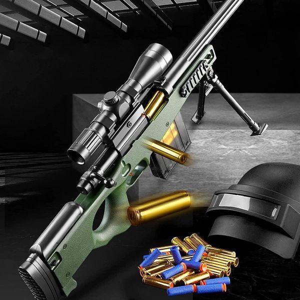 Игрушечная снайперская винтовка AWM АВМ с оптическим прицелом 8 фото