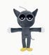 М'яка дитяча іграшка Грей Спрункі Інкредібокс Grey Sprunki Toy Incredibox 23 см