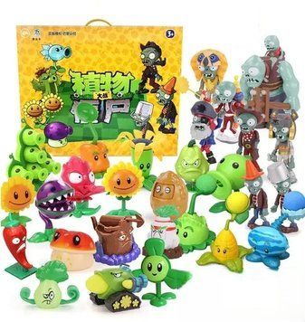 Набір фігурок рослини проти зомбі Plants vs Zombies 28 фігурок  2030091113 фото