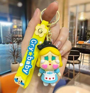 Силіконовий брелок для ключів підвіска на сумку рюкзак Плакса Cry baby 2643696986 фото